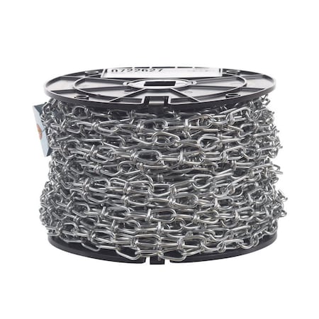 Tool No.1 Double Loop Carbon Steel Chain - 0.13 in. Dia. x 125 ft. TO1678805